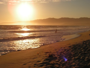 zonsondergang aan het strand | Monterey